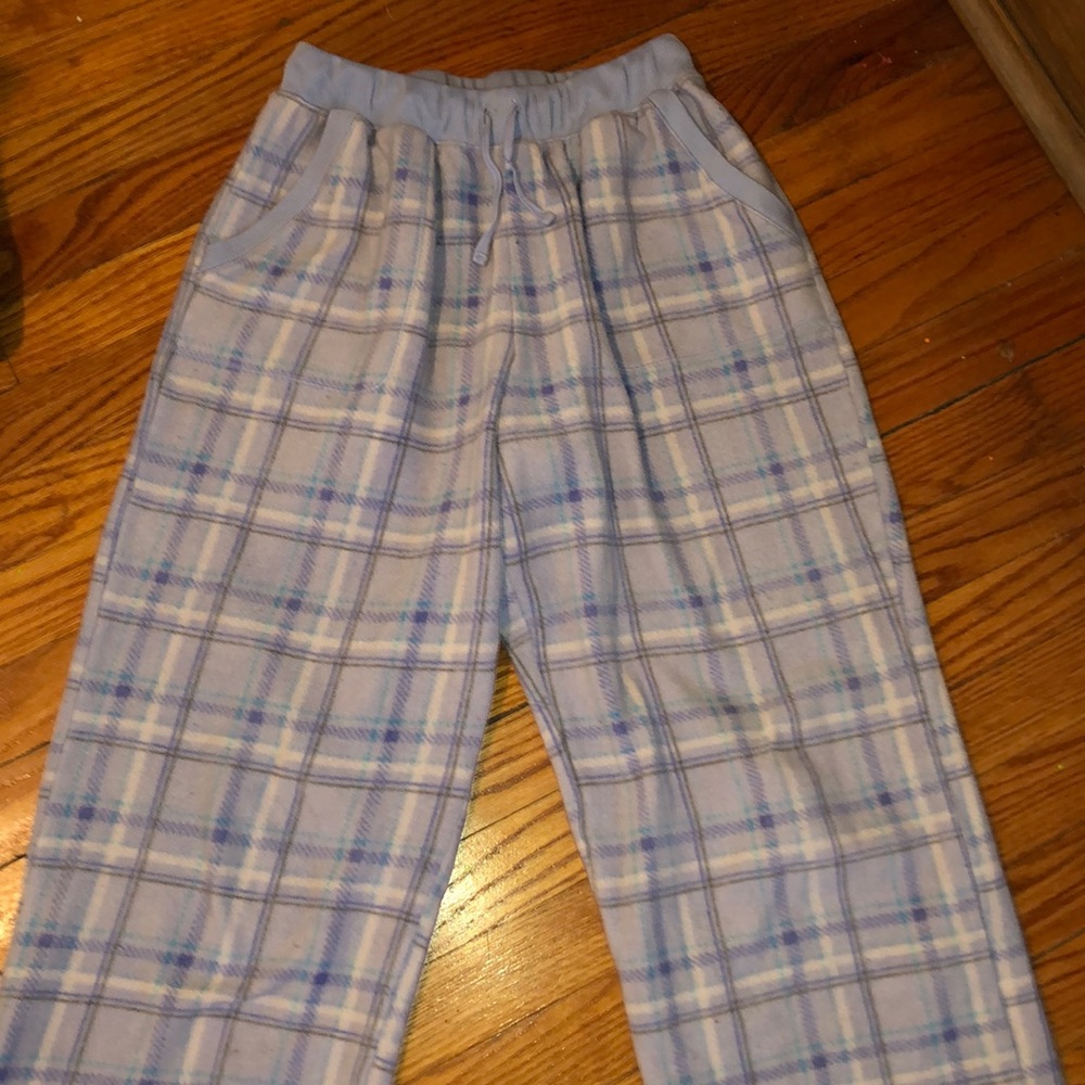 Fuzzy pajama pants